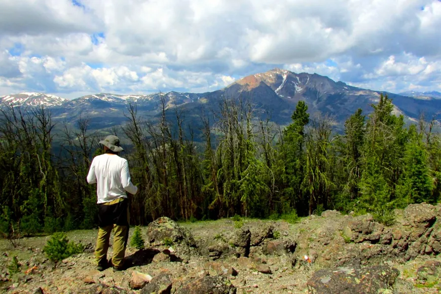 Hiking in Yellowstone 